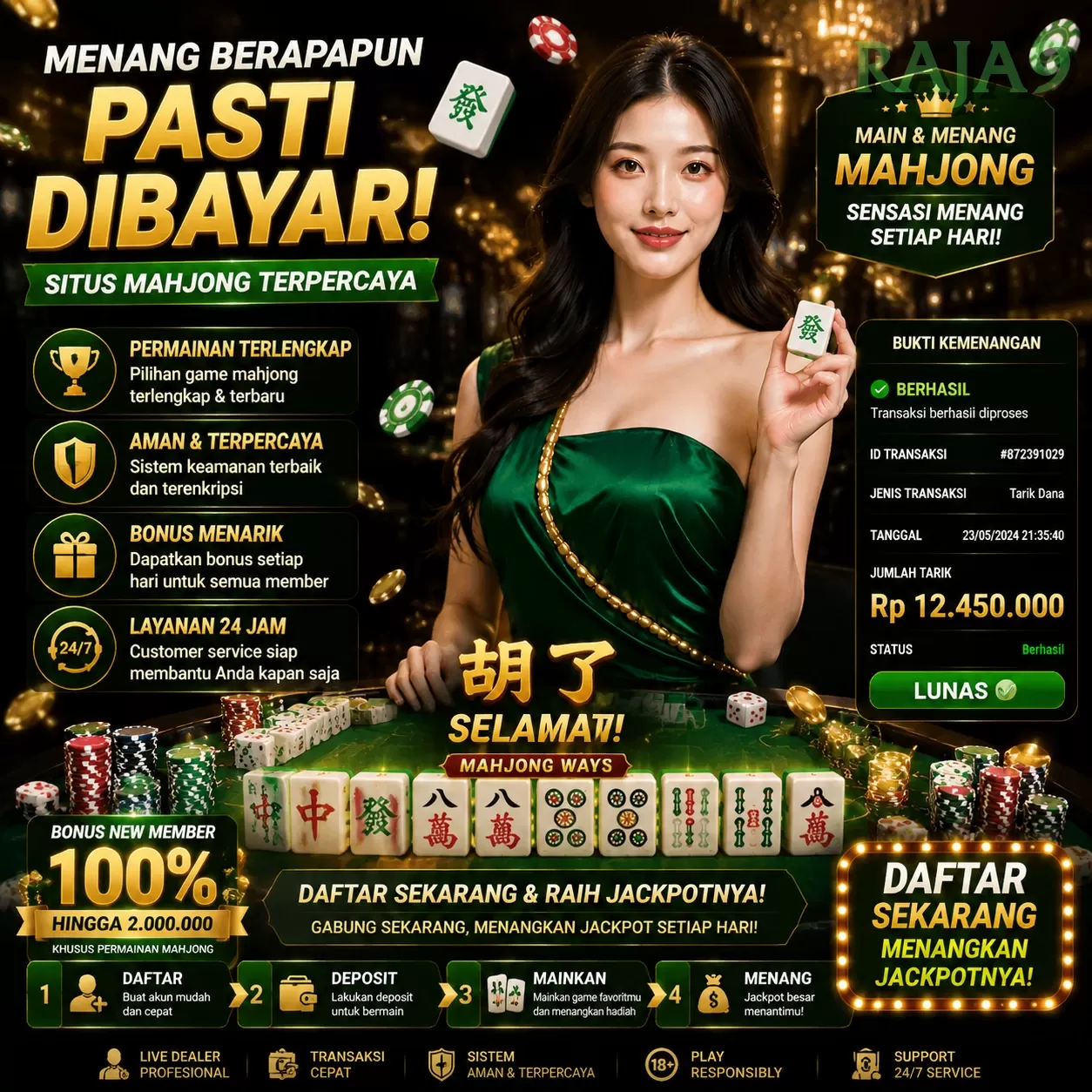raja9 Bonus Menarik